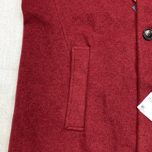 Tommy Hilfiger Men's Addison Wool-Blend Trim Fit Overcoat Size 38R - Picture 12 of 14